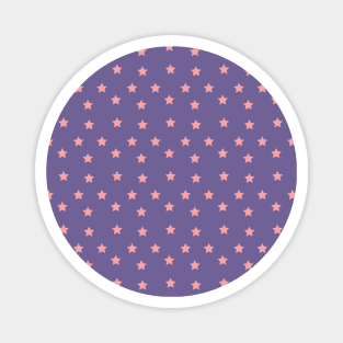 Amari | Purple and Pink Stars Pattern Magnet